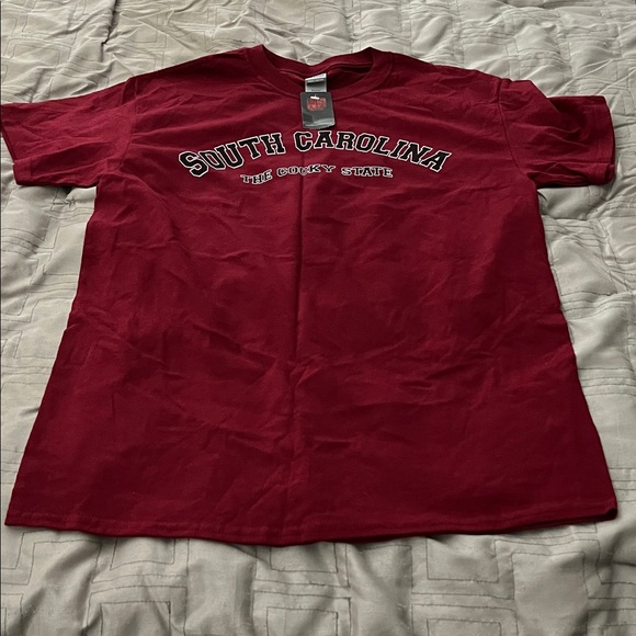 Gildan Men's Maroon South Carolina Tee - Picture 1 of 4